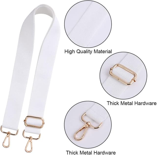 Detalle de Aucuu tracolla regolabile per borsa donna (80–130 cm), cinghia morbida antiscivolo