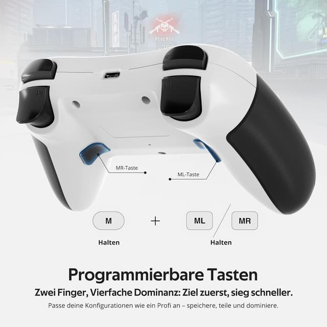 Thumbnail 4 de abxylute C5P kabelloser Gaming-Controller 2,4 GHz