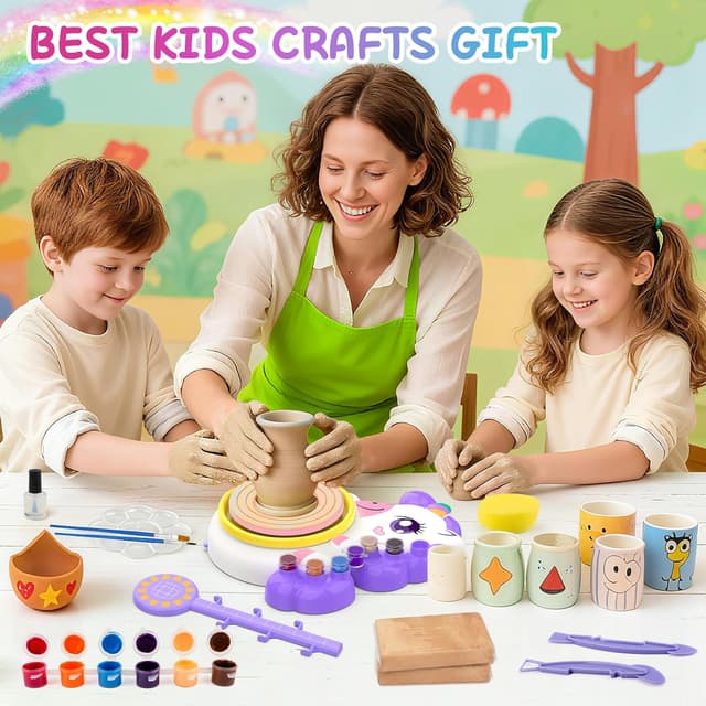 Thumbnail 6 de Pottery Wheel for Kids Ages 8-12 Purple