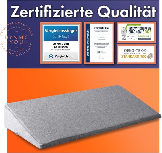 Thumbnail 2 de DYNMC you Keilkissen Bett für ruhige Nächte & Magenberuhigung – Matratzenkeil und Rückenkissen