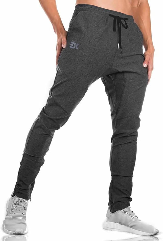Thumbnail 6 de BROKIG Gym Jogginghose Herren Lang mit Doppeltasche – Baumwolle Trainingshose Slim Fit