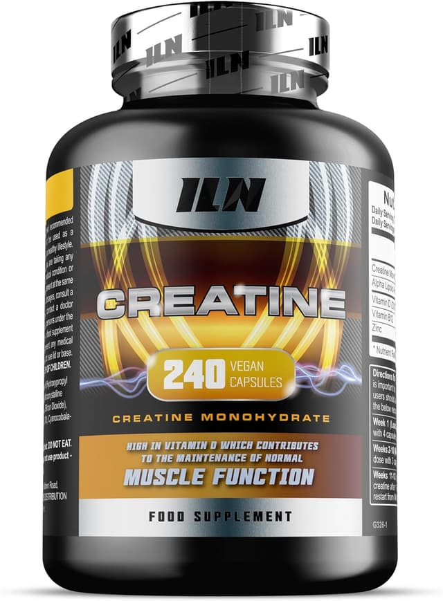 Thumbnail 6 de ILN Creatin Kapseln – 5.200 mg Kreatinmonohydrat pro Tag, 240 vegane Kapseln