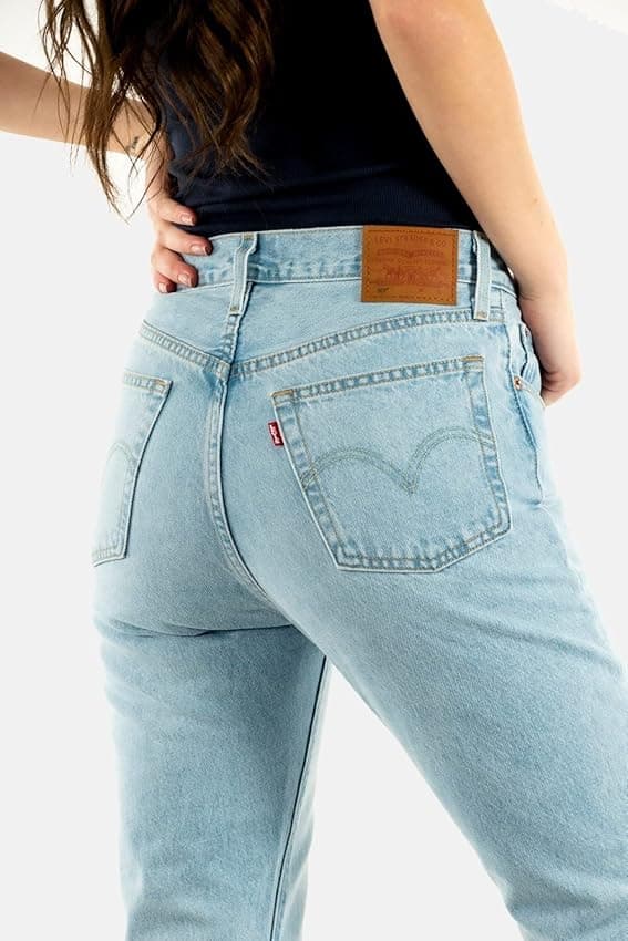 Detalle 1 de Levi's 501 Crop Vaqueros Mujer 👖 27W/26L