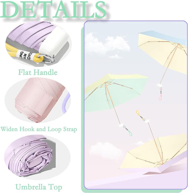 Thumbnail 2 de Mini Reise Regenschirm Macaron Stil