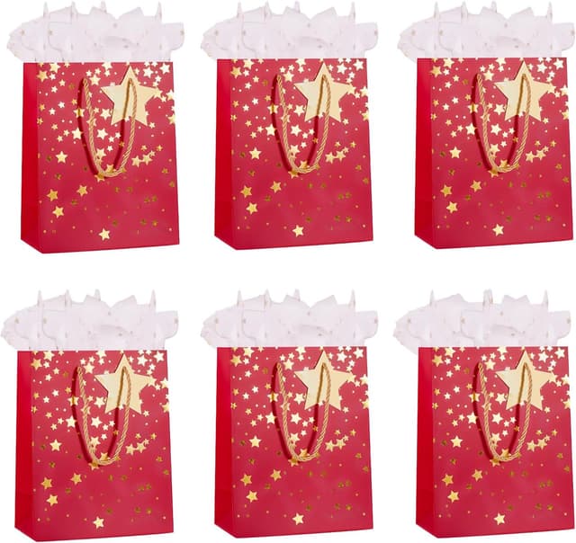 Thumbnail 5 de Medium gift bags set 6pcs, 23H x 18W x 10D