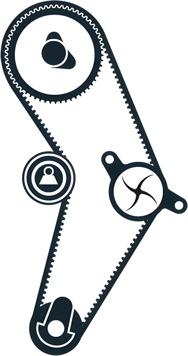 Detalle de SKF VKMC 02204-3 kit tendicinghia con pompa acqua: per il rifacimento completo di distribuzione e raffreddamento