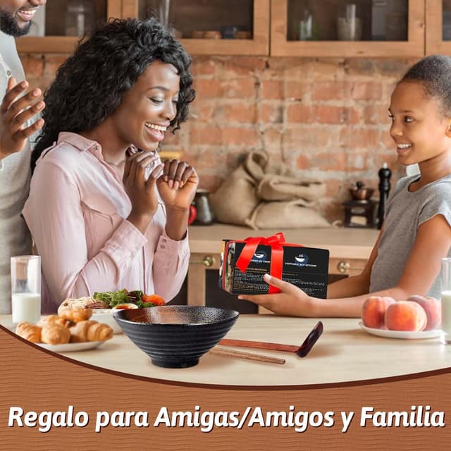 Thumbnail 6 de YTLEMON Juego de Cuencos de Cerámica Ramen 1000ml 🍜