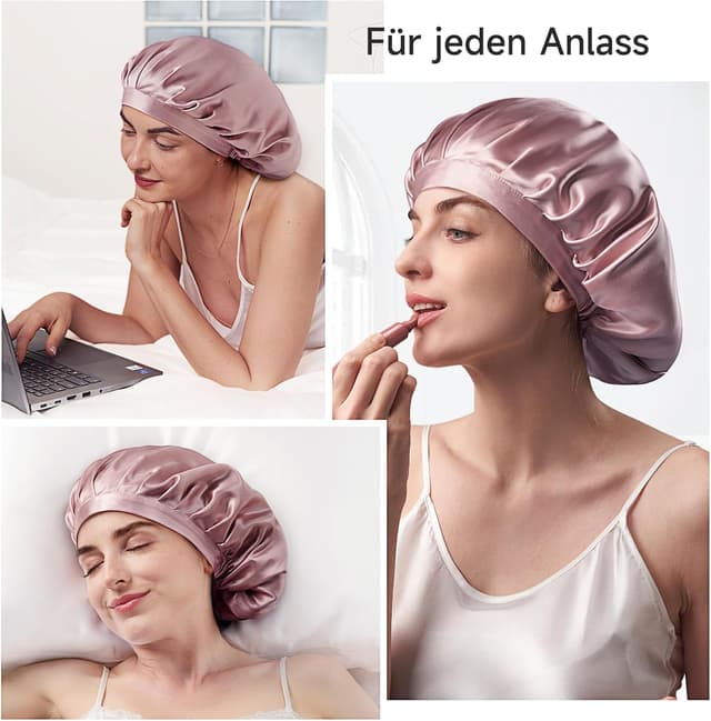 Thumbnail 6 de Kaome Seiden-Schlafmütze 22 Momme, 100% Maulbeerseide, verstellbar