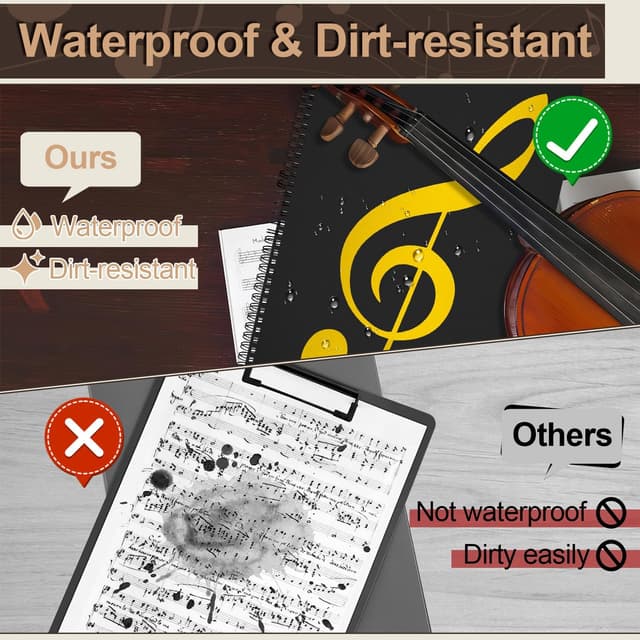Thumbnail 4 de A4 Notenmappe 40 Seiten Music Folder