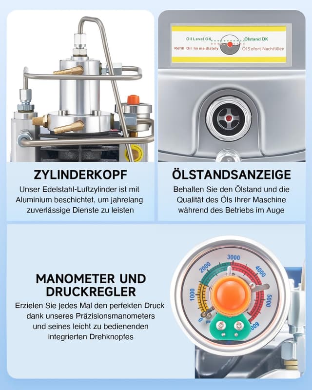 Thumbnail 5 de CREWORKS PCP Kompressor 300bar Automatisch 1,8 kW