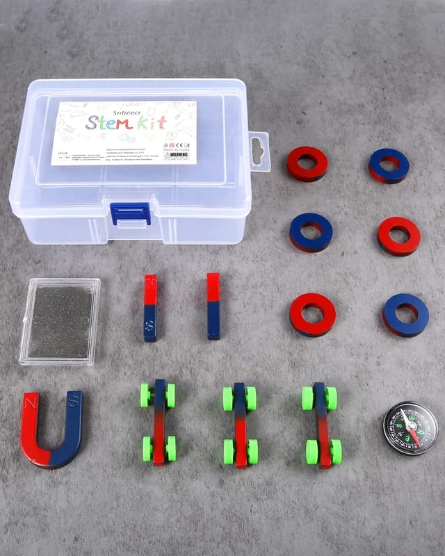 Detalle 2 de Sntieecr Labs Junior Science Magnetism Set 14pc