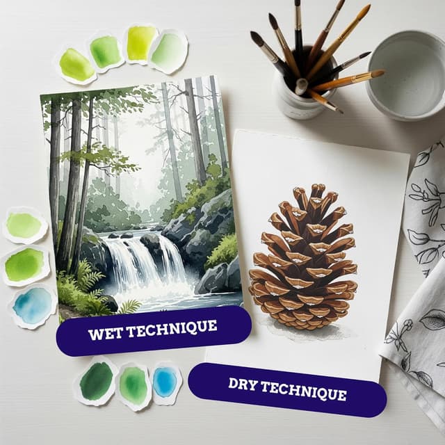 Thumbnail 6 de Mikkelhus Watercolour Paint Set (120 colours incl. metallic & fluorescent) — portable travel set in gift box