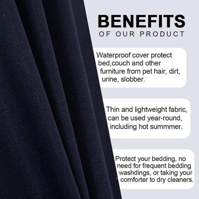 Thumbnail 6 de DUJUIKE Copriletto impermeabile matrimoniale 200×230 cm