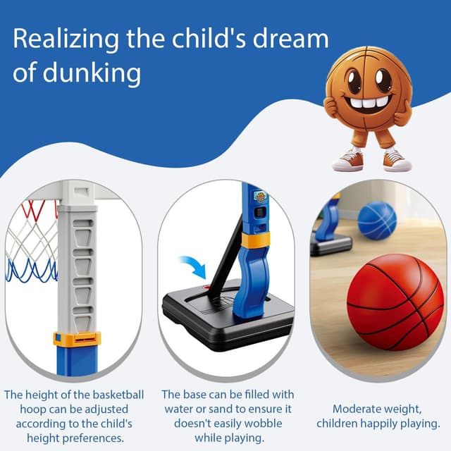 Detalle 2 de Basketball Hoop for Kids