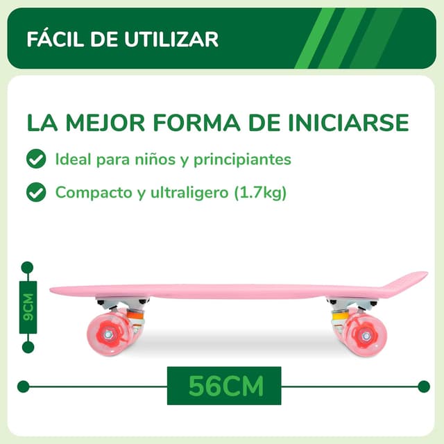 Thumbnail 3 de Sawyer Bikes - Skateboard LED para Niños y Adolescentes 🛹