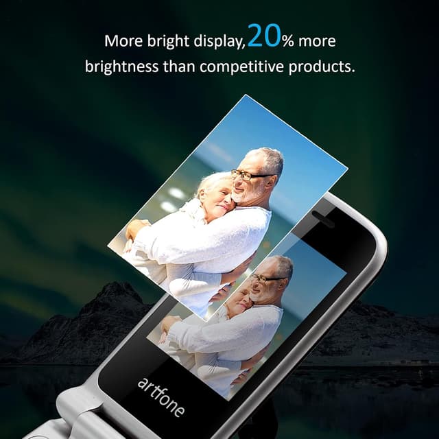 Thumbnail 2 de artfone F20 Seniorenhandy 1300 mAh Klapphandy