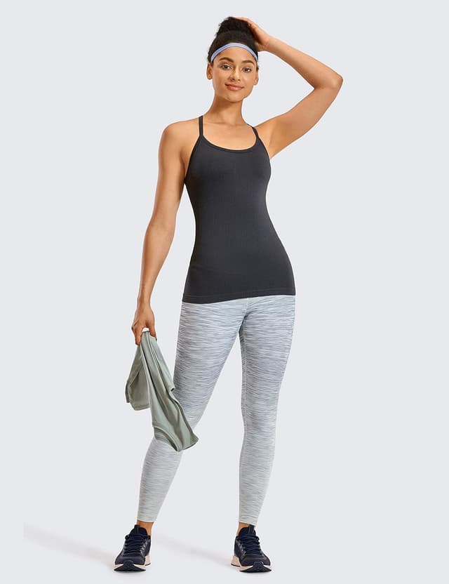 Detalle de CRZ YOGA débardeur dos nageur rembourré avec soutien-gorge intégré pour femme