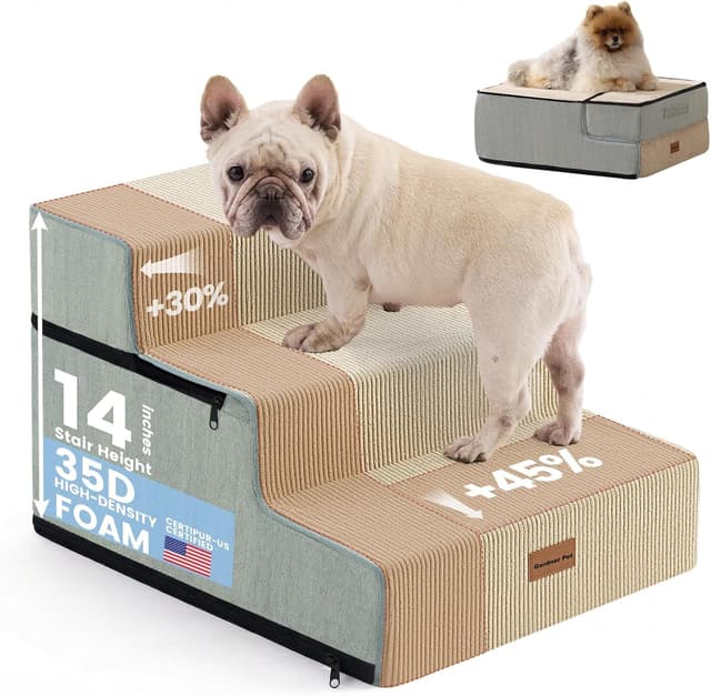 Detalle de Gardner Pet Dog Ramp 35cm, 3-Step