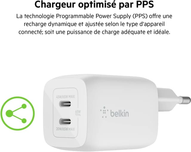 Thumbnail 5 de Belkin BOOST CHARGE PRO GaN 65W USB-C
