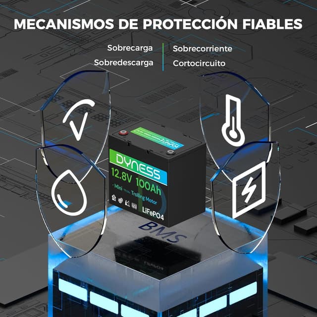 Thumbnail 3 de Dyness Batería de Litio 12V 100Ah LiFePO4