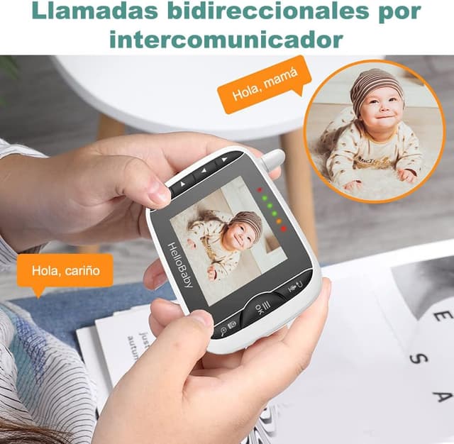 Thumbnail 5 de HelloBaby HB65 Baby Monitor 3,2