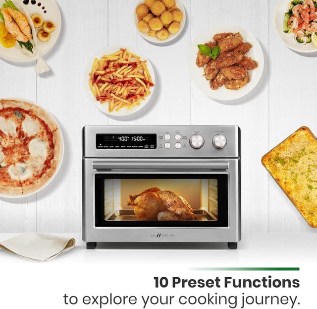 Detalle de VAL CUCINA Infrared Air Fryer Toaster Oven 6-slice ๐