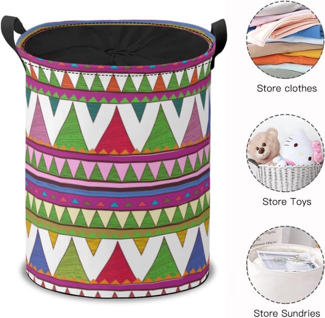 Detalle de ENSFTF drawstring laundry basket 40 L