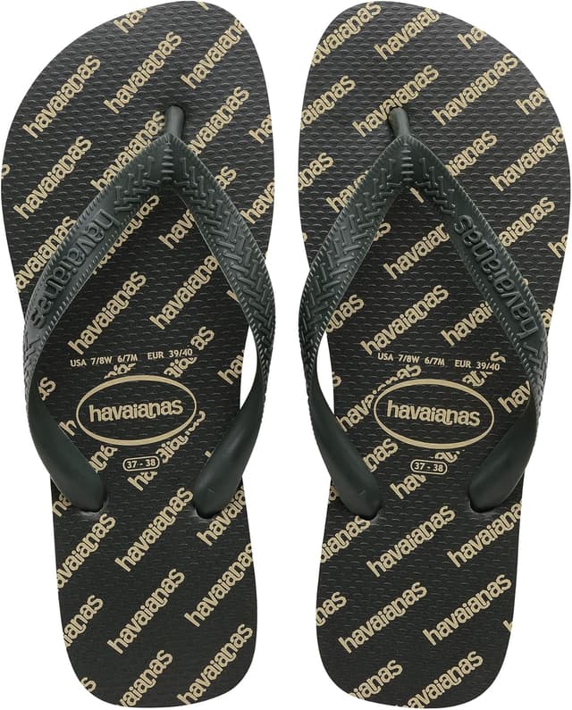 Detalle de Havaianas Top Logomania Essentials – infradito unisex comode e leggere con logo sulla suola