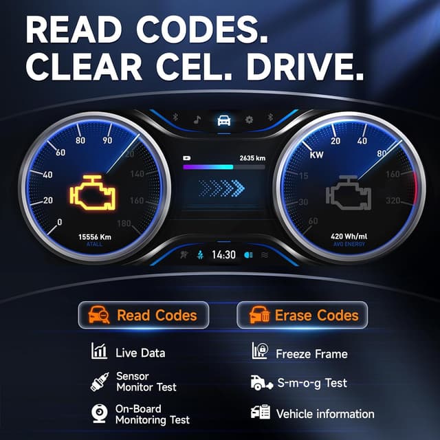 Detalle de FOXWELL NT301 Plus OBD2 Scanner 12V