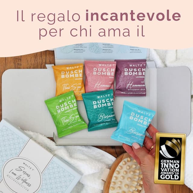 Detalle de WALTZ 7 Bombe da Doccia 6 pezzi