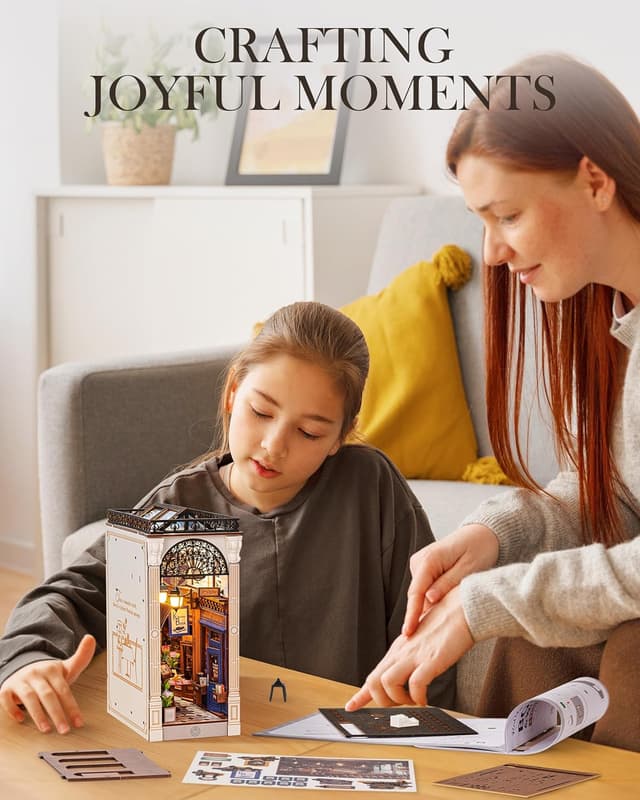 Thumbnail 5 de Rolife Book Nook DIY Miniature Kit with Lights