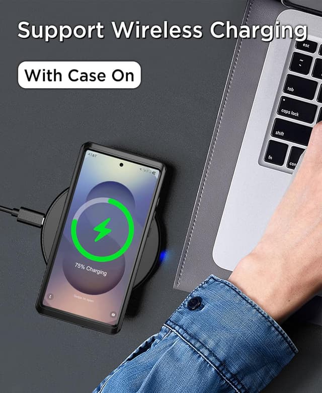 Thumbnail 6 de Beeasy Waterproof Shockproof Case for Samsung Galaxy S25 Ultra (6.9 inch) – IP68 Full-Body Cover with Built-in Screen Protector, Black