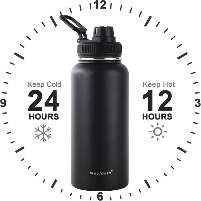 Detalle de Navigate 32 oz Insulated Sports Water Bottle 💧