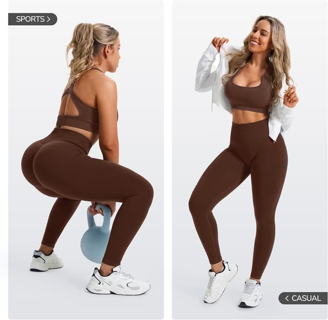 Detalle de JOYSPELS Seamless High-Waist Tummy Control Gym Leggings for Women