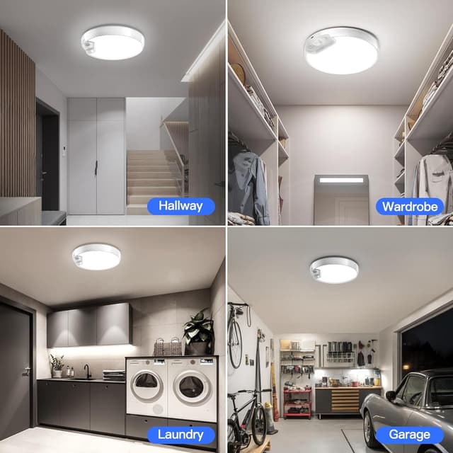 Thumbnail 4 de Homelist 8 Inch Motion Sensor Ceiling Light 8000mAh