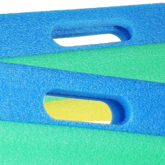 Thumbnail 6 de com-four® 2x Cuscini per ginocchia con maniglie (tappetino portatile in schiuma, Arcobaleno) per giardinaggio e sedile da stadio