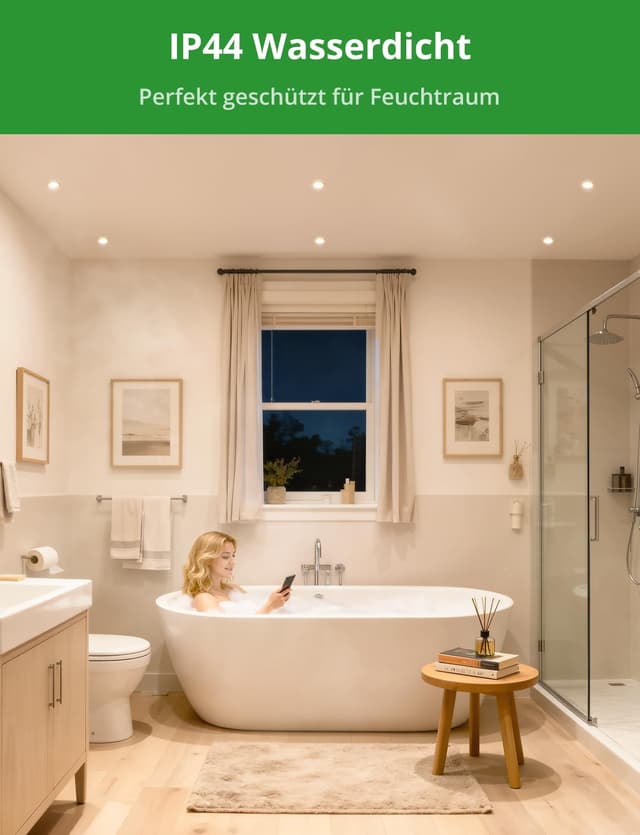 Detalle 2 de HOMEOW 20er Set LED Einbaustrahler 5W 400LM