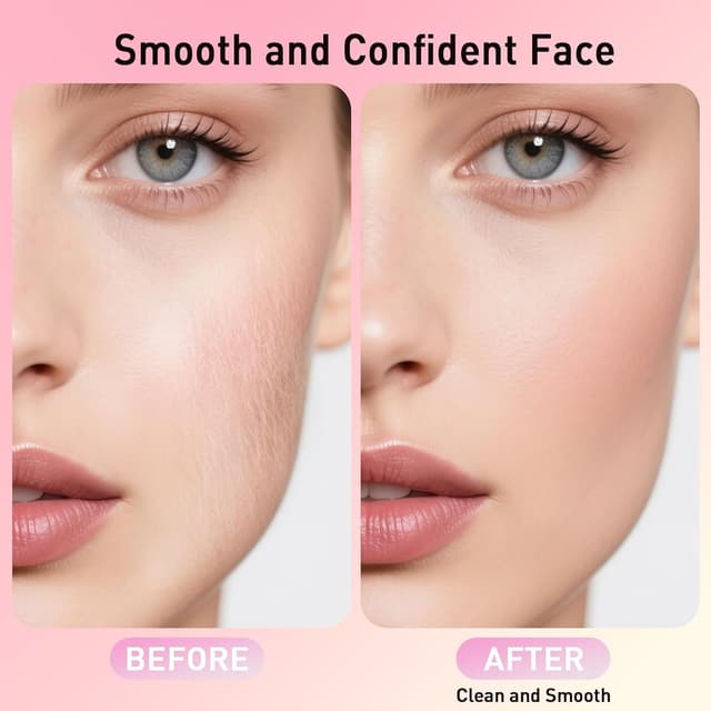 Detalle de Dermaplane Razor for Women Face (Charm Pink) — Sonic Dermaplaning Tool With 10 Blades