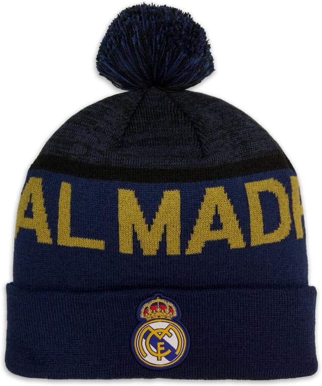 Detalle de Icon Sports Officially Licensed Real Madrid CF Beanie (Unisex Adult)