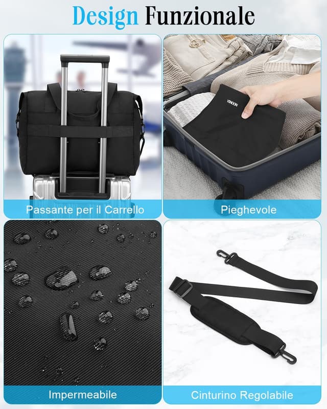 Thumbnail 5 de VSNOON Bagaglio a Mano 25L 40x30x20