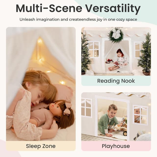 Thumbnail 4 de Tiny Land Play Tent 52in Kids Playhouse