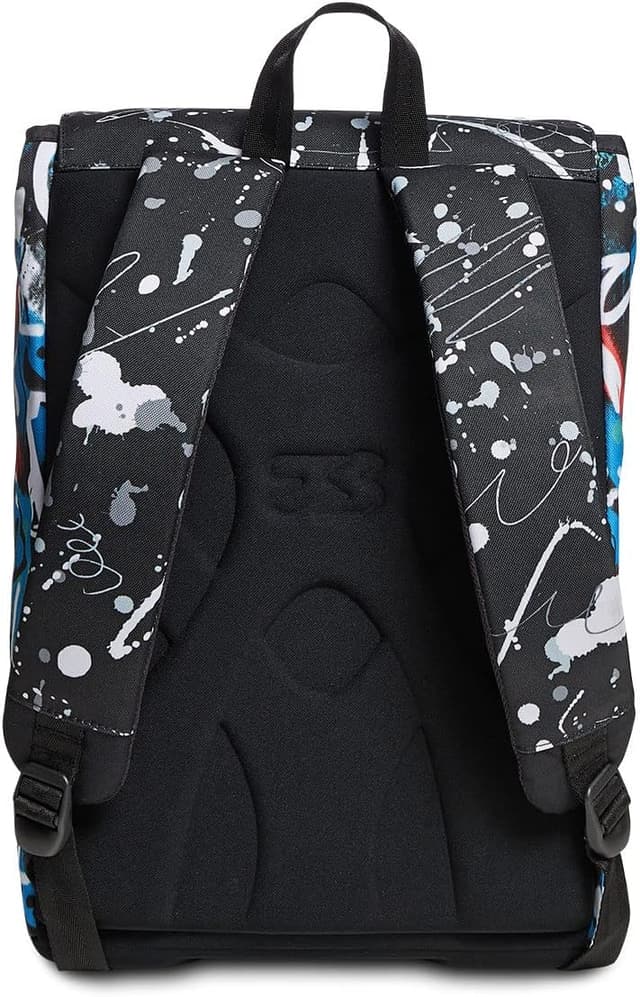 Detalle 1 de Seven Zaino Scuola Estensibile a doppio scomparto Nero/Navybush Boy (28 lt)