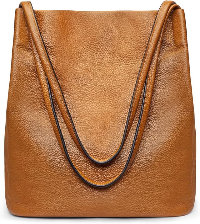 Thumbnail 6 de Kattee Borsa a tracolla da donna in morbida pelle con chiusura magnetica superiore, grande