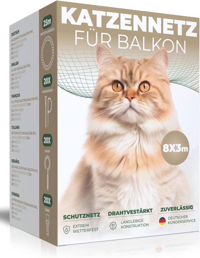 Imagen de WOOWOOD Katzennetz Balkon 8x3m en OfertitasTOP