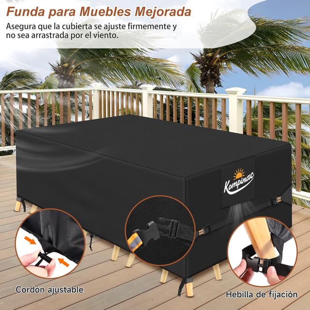 Thumbnail 1 de Funda Muebles Exterior Impermeable Kompinac ⛱