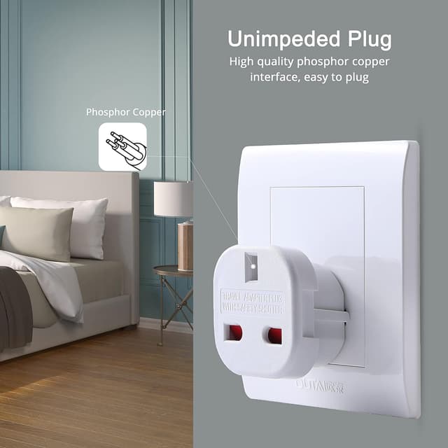 Thumbnail 6 de DAPTER 5 Pack UK to EU Plug Adapter 10A