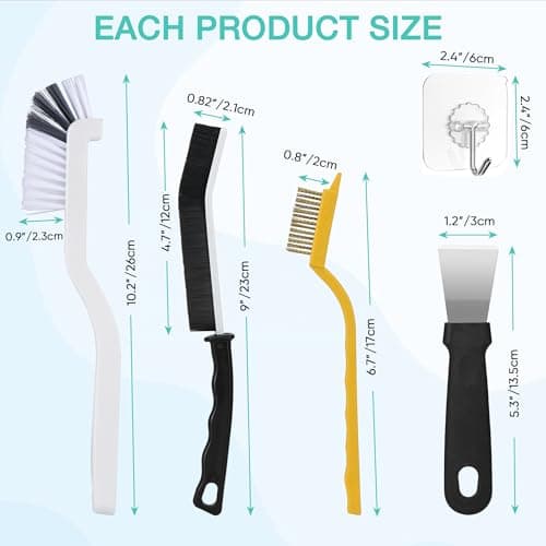 Thumbnail 7 de Tedmax Cepillos para grietas 12 piezas 🧽