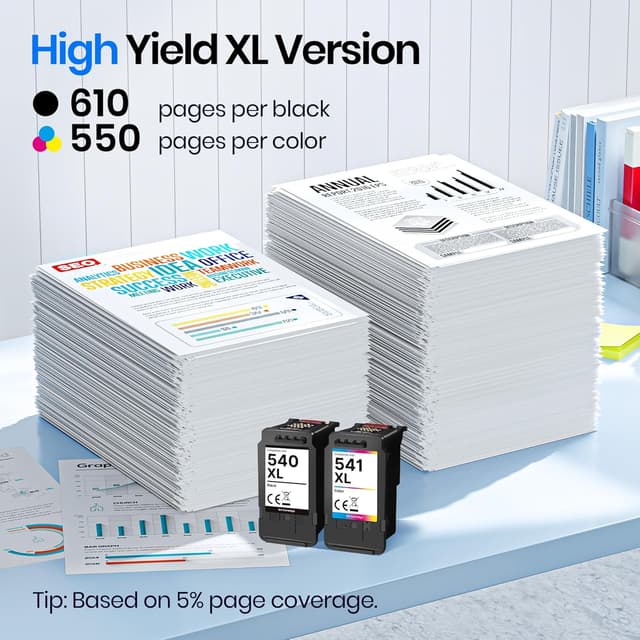Thumbnail 2 de Gureef 540XL 541XL Twin Pack Ink Cartridges