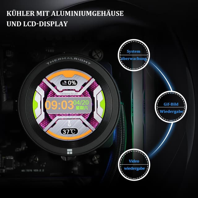 Detalle de Thermalright CORE VISION 360 AIO