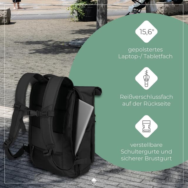 Thumbnail 4 de Travelite BASICS Handgepäck Rucksack 35 Liter